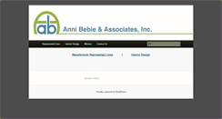 Desktop Screenshot of annibebie.com